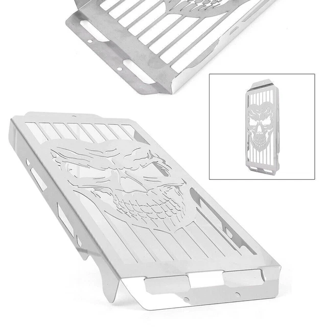Skull Radiator Grille Protector Guard For Honda Shadow Aero 750 VT750C Spirit C2