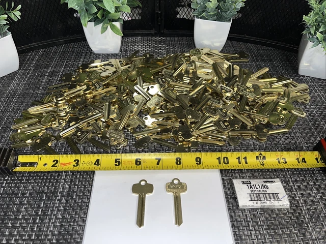 53 QTY! BULK- Interchangeable Core Key Blank Duplication Prohibited Locksmith