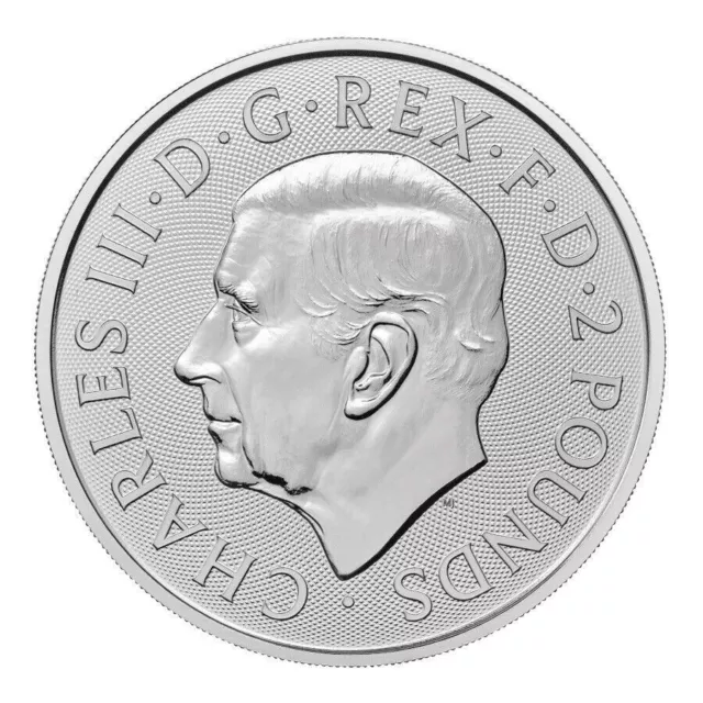 - Neu - Britannia Charles 1 oz 999 Silber 2024  Großbritannien 1 oz 999 Silber 2