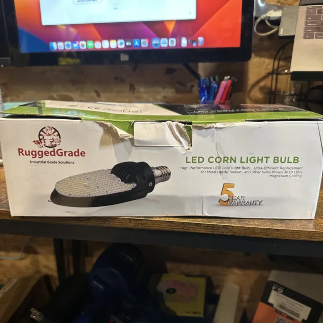LED Shoebox Area Corn Light Bulb 115W LED Retrofit Kits 5000K E39 Rotatable