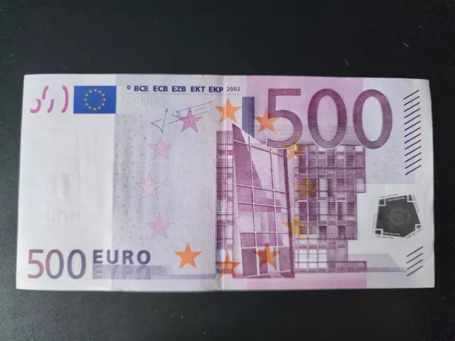 GERMANY 500 Euro 2002 X-series Trichet sign print R008A1 X3005516612