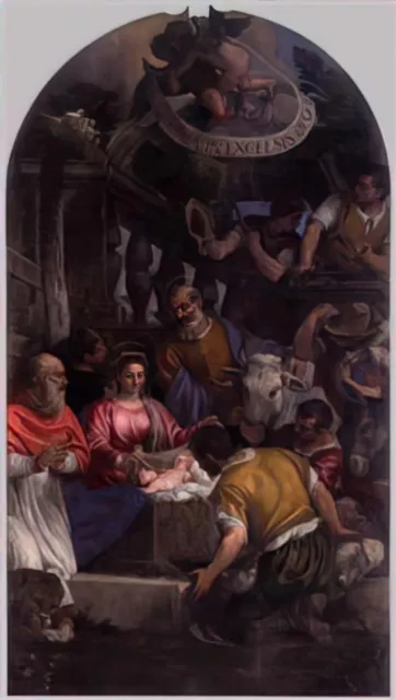 Paolo Veronese photo A4 adoration of the shepherds 1583