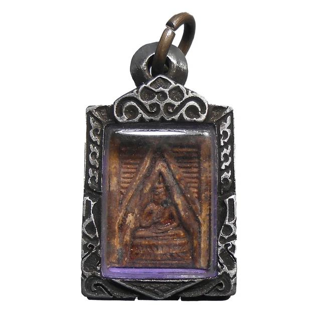 Rare Somdej Lp Sod Protection Buddha Thai Amulet Pendant Very Rare