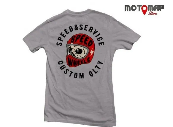 T-shirt Maglietta gasoline cafe racer bikers moto custom live to ride
