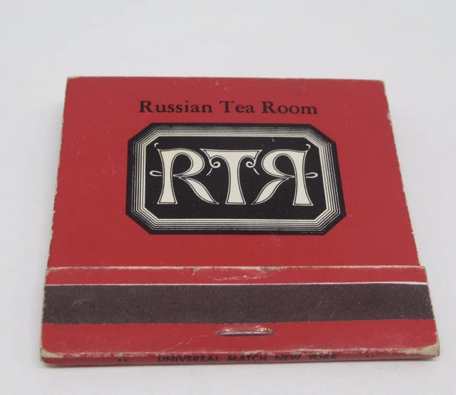 RUSSIAN TEA ROOM 150 West 57th Street New York City FULL Matchbook 9.