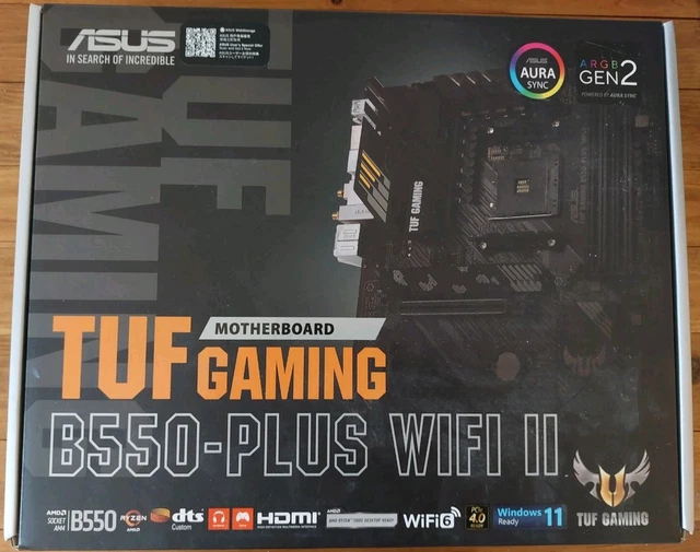 ASUS TUF GAMING B550 PLUS - Carte mère AMD B550 Ryzen AM4, ATX, PCIe 4