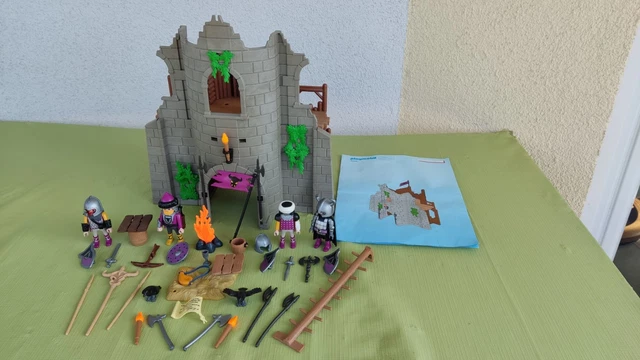 PLAYMOBIL 4435 RUINES Barbares Forteresse Vikings Boite Vintage EUR 38