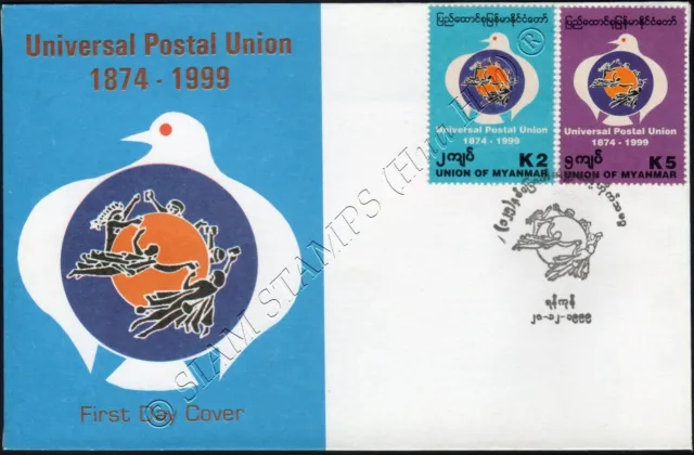 125 years of Universal Postal Union (UPU) -FDC(I)-I-