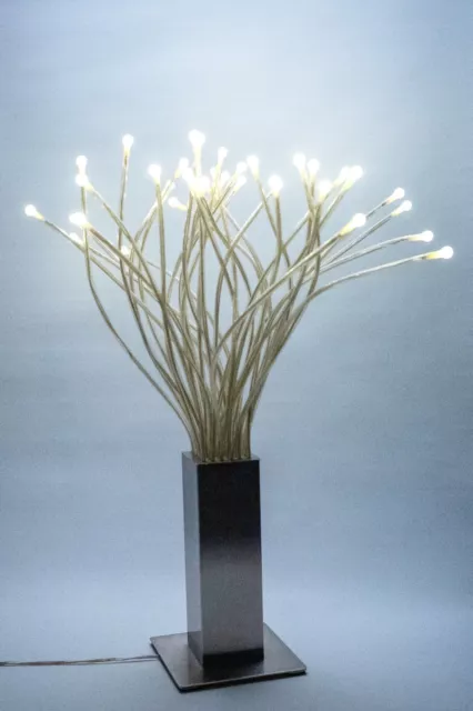 Lampada da tavolo LED IKEA Stranne lampada Medusa piede in acciaio inox braccia pieghevoli luce 2,5 W