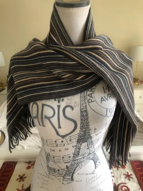 MISSONI Italy 100% Wool Scarf ~Gorgeous and classy ~