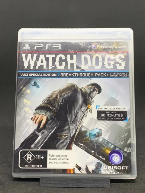 Watch Dogs PS3 PlayStation 3 Sony PAL Complete
