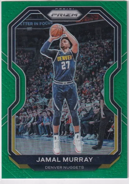 2020-2021 Panini Prizm NBA Basketball Numéro 124 Jamal Murray Vert Prizm