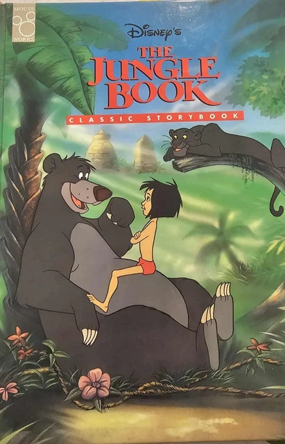 DISNEY'S THE JUNGLE Book Classic Storybook (Hardcover 1997) Mouse Works ...