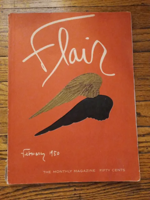 Vintage Flair Magazine 1St Issue Premiere 1950 February Great Womens Ads