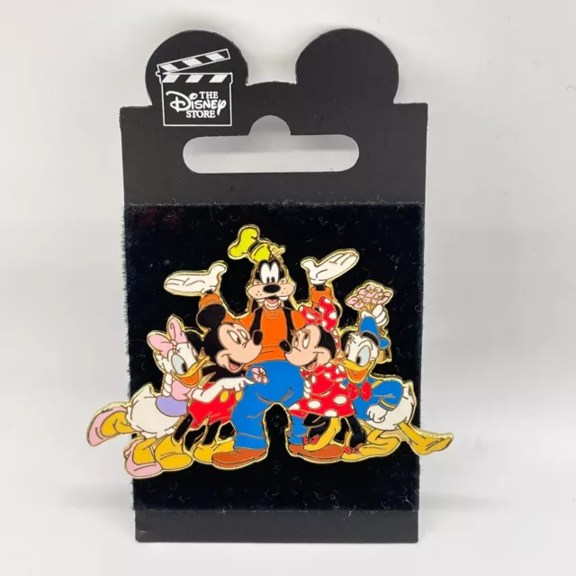 Disney Store JAPAN Pin Mickey & Friends The Disney Store Minnie Goofy Donald