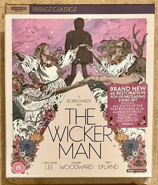 The Wicker Man 50th Anniversary Limited Collector's Edition 4K UHD New Sealed