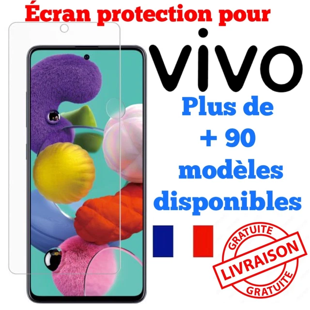 Protecteur D'écran En Verre Trempé Pour Vivo Y01, Y16, Y21, Y33S, Y52, Y74, Y93, V21 - Anti-choc Et Anti-rayures