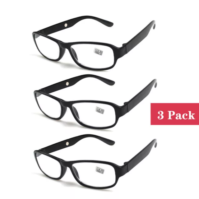 3 stk Lesebrillen +450 +500 +550 +600 Brille Lesehilfe Sehhilfe Leser Augenoptik