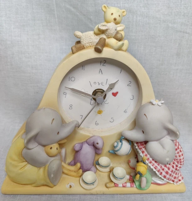 Humphrey's Corner Clock MICHEL Elephant Lovely Time Rare Collectible WORKS