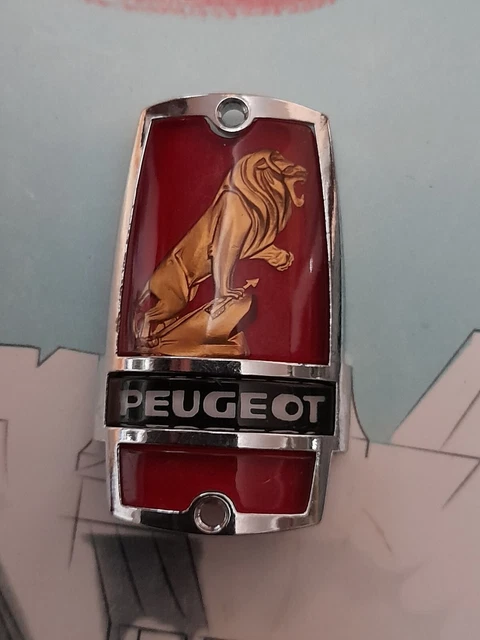 Plaque Peugeot Vélo Ancien Altes Fahrrad Bici Epoca