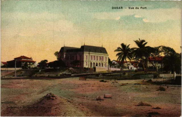 CPA AK Senegal-Dakar-Vue du Port (235606)