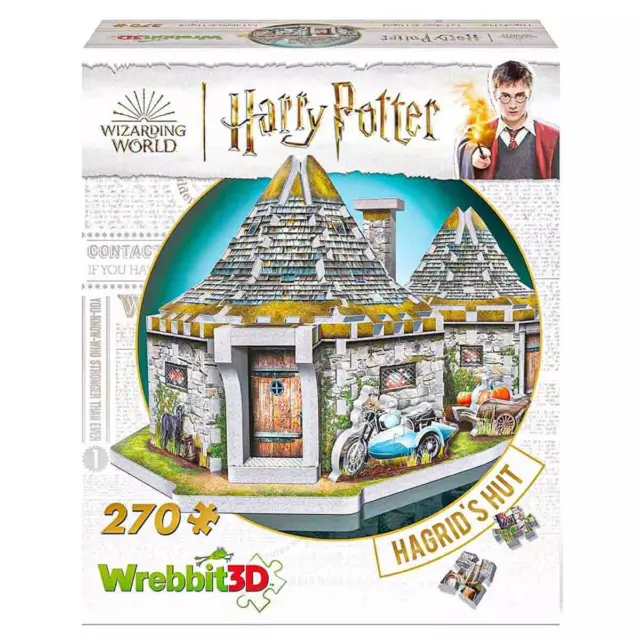 Wrebbit3D Harry Potter: Poudlard Hagrid Bonnet 3D Puzzle Modèle 270 Pièces Âges