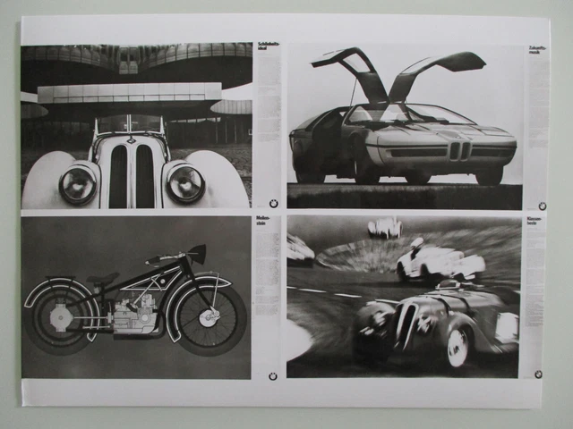 BMW POSTERSERIE 328 R 32 BMW Turbo Original Foto Werkfoto Pressefoto ...