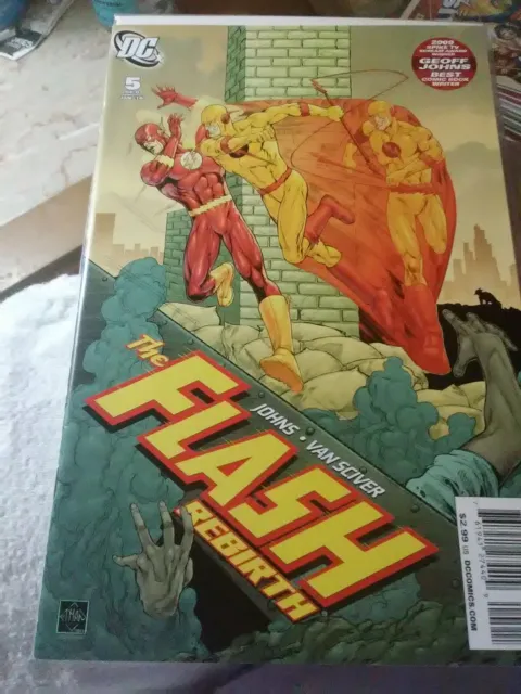 The Flash Rebirth #5A, Irey Becomes Impulse, Geoff Johns, Ethan Van Sciver, 2010