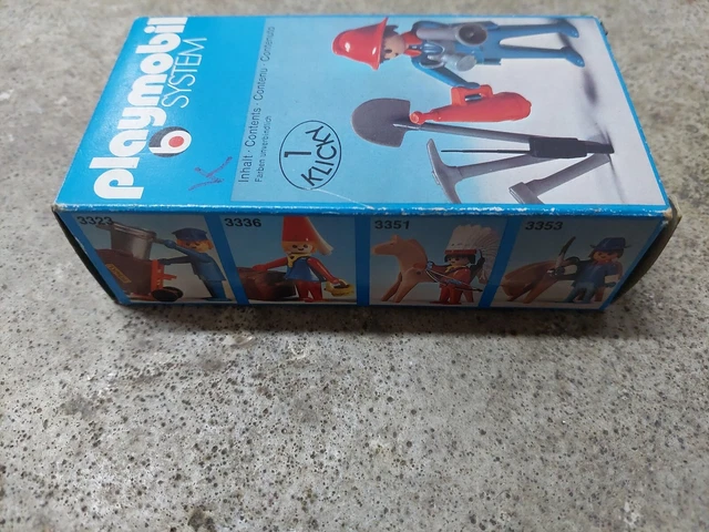 Playmobil 3780 Camion Poubelle - Boîte D'origine 1991 (occasion)