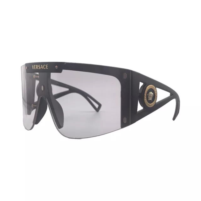 Versace VE4393 Black Shield Sunglasses 46mm 148mm 120mm - GB1/1W