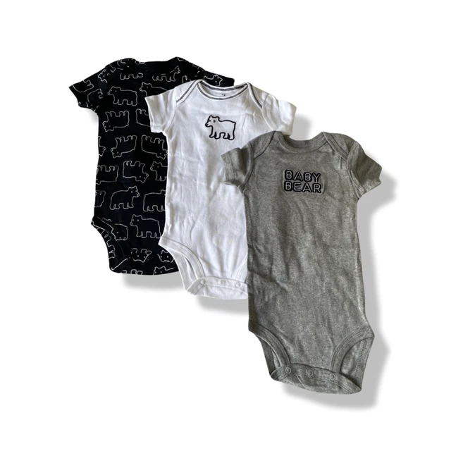 Baby/Toddler- Boys - 3 Pack Baby Grows Vests Set - UK Seller -  12-18 months
