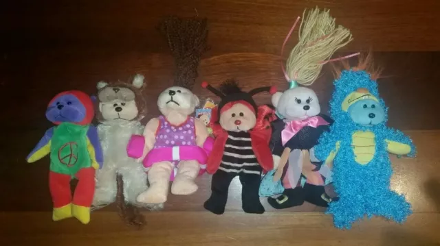 6 Cute SKANSEN Beanie Kids - Bulk Retired Lot