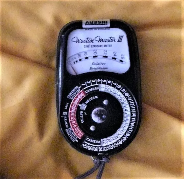 Weston Master III - Cine Exposure Meter