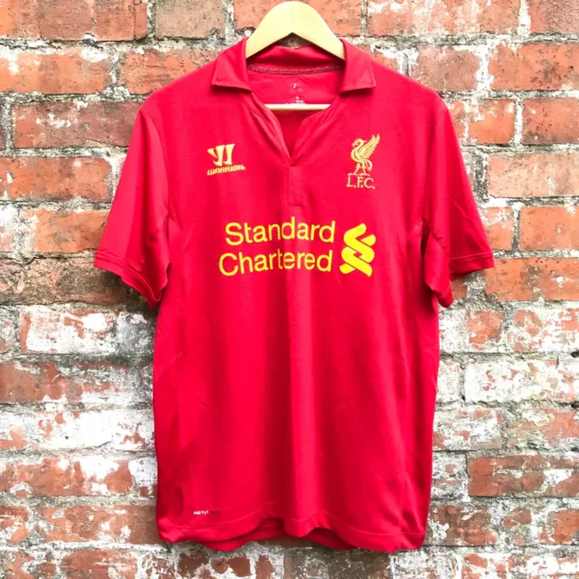 2012-2013 Liverpool Heim Fußball Shirt Medium Warrior Standard gechartert LFC