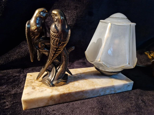 Coupe trophée sport marbre métal doré vintage art déco design