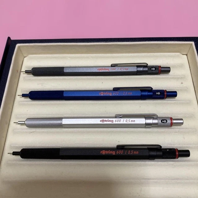 ROTRING 600 0.5Mm Mechanical Pencil Set Of 4 £93.18 - PicClick UK