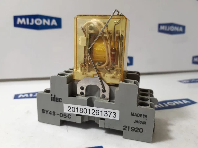 10 Relais électromécaniques IDEC RY4S-UL DC24V 5A 240VAC 14 Broches - Lot Neuf, Pour Automatisme