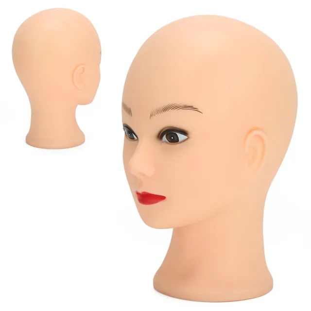 (with Mannequin Head Make-up Training Praxis Perücke Hut Display Bald P1S