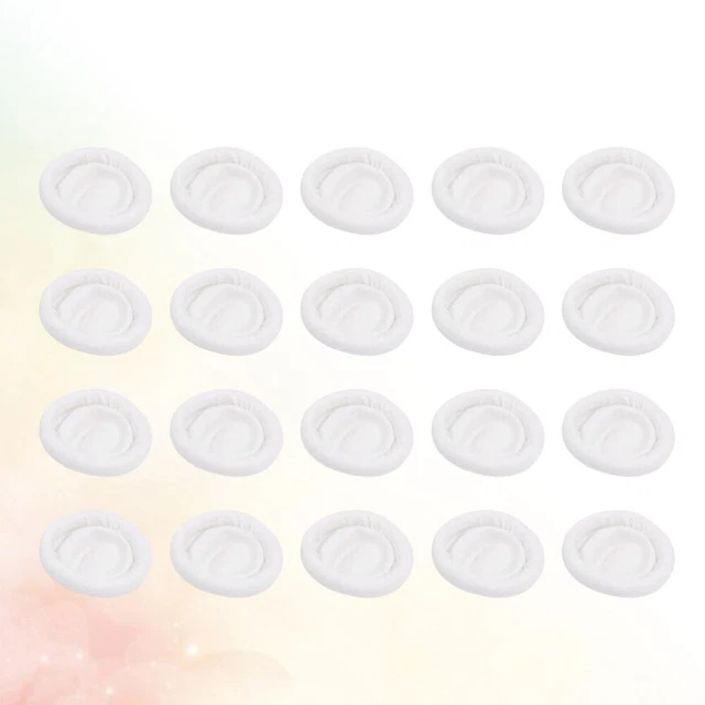 200 un. guantes de goma para cunas de látex desechables con soporte para yema de dedo