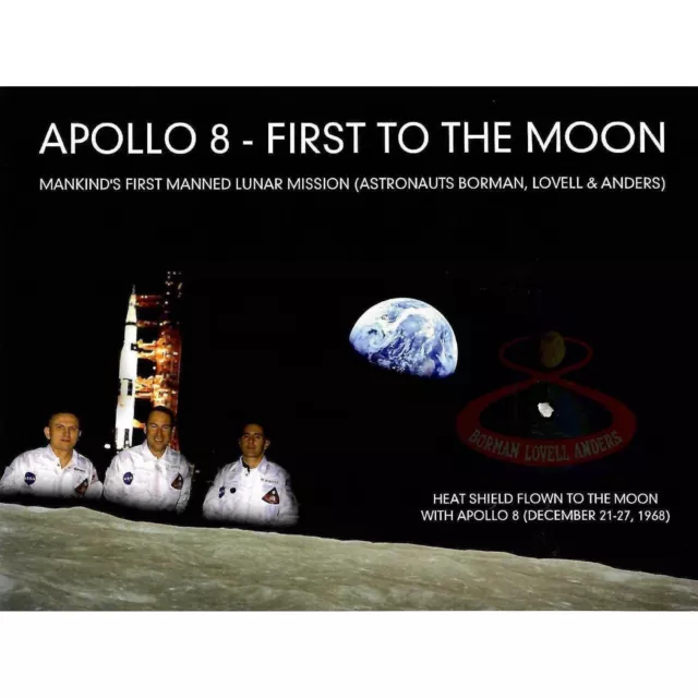 Apollo 8 flown artifact presentation