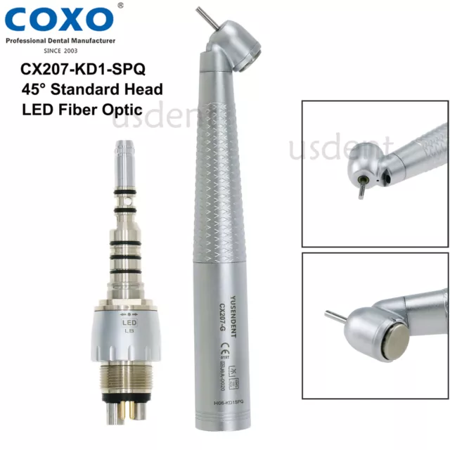 COXO Dental 45 Degree Surgical Handpiece For KAVO MULTIflex 6 Hole Fiber Optic