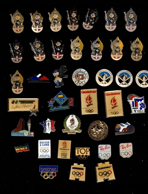 Pin's Sport Bobsleigh Hiver JO Jeux Olympiques Albertville 92