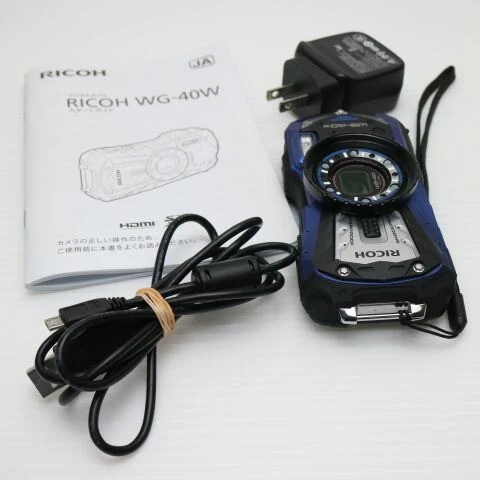 WG-40W BLUE, COMPACT Digital Camera, Ricoh, Main Unit
