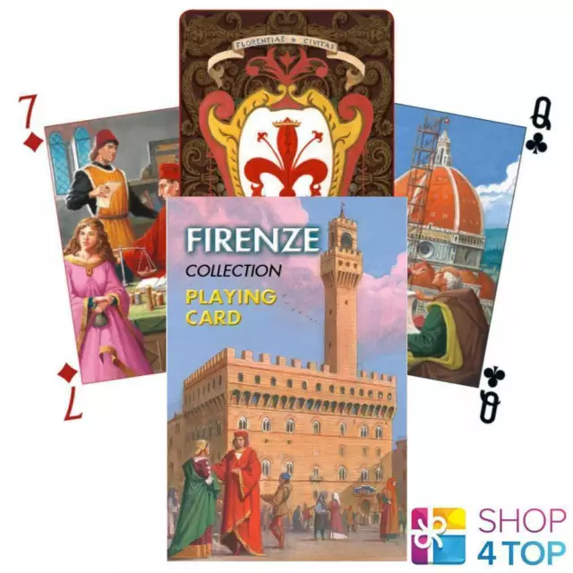 Firenze Colección Juego de Cartas 54 Illustrated Puente Lo Scarabeo Nuevo