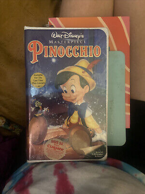 VHS Walt Disneys Pinocchio- sealed plastic.
