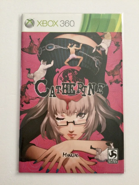 Catherine XBOX 360 Instruction Manual Microsoft Aus Pal RARE