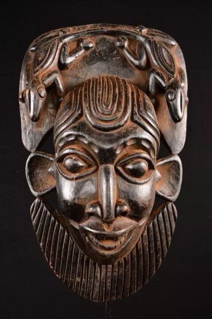 20846Afrikanische Old Bamileke Mask / Mask Cameroon