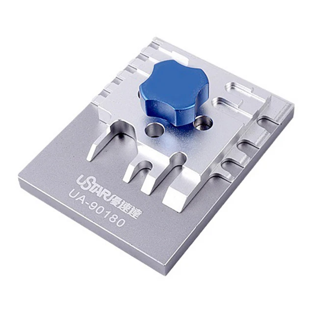 Étau Portable Pour Tuyaux 0.3 à 3.8 Cm - En Aluminium Et Acier - Compact Pour Espaces Restreints
