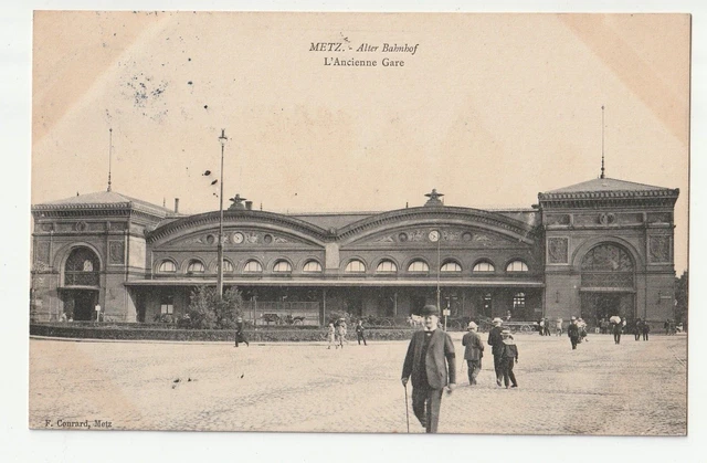 METZ - Moselle - CPA 57 - La Gare Centrale