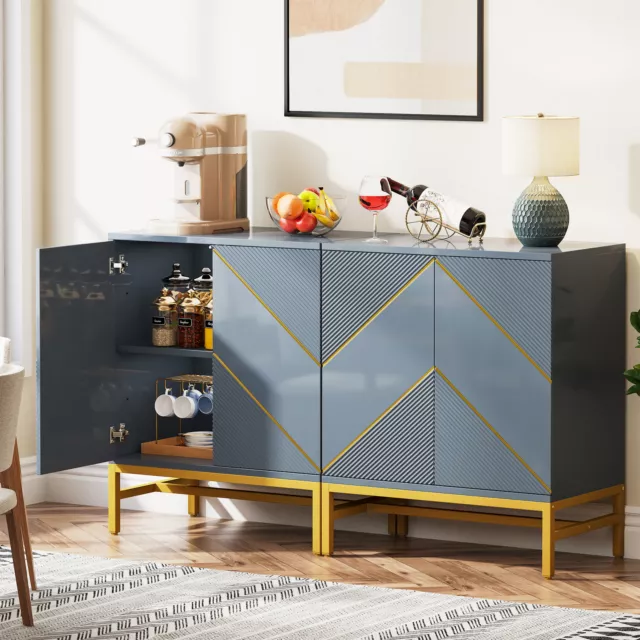 Tribesigns Sideboard Storage Cabinet, Buffet Cabinet Credenza for Dining Room